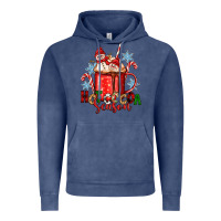 Vintage Denim hot cocoa  season Vintage Hoodie - Zillion Design Studio