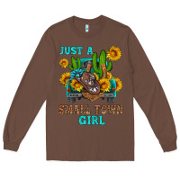Chestnut just a small town girl Long Sleeve Tee - HRA Design Shop