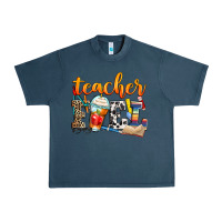 Midnight Navy teacher fuel Urban Heavy Tee - Zillion Design Studio