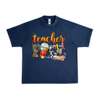 Navy teacher fuel Urban Heavy Tee - Zillion Design Studio