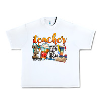 White teacher fuel Urban Heavy Tee - Zillion Design Studio