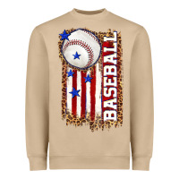 Mushroom baseball american flag Heavyweight Sweatshirt - texasbilliewilder