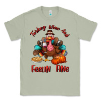 Matcha turkey wine and feelin fine Classic Tee - BundleAndBundleShop
