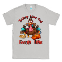 Moon Dust turkey wine and feelin fine Classic Tee - BundleAndBundleShop