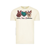 Vintage Arctic peace love chihuahua Vintage Tee - RanaPortraitStore
