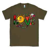 Army Green summer nurse Classic Tee - CowhideDigitalArt