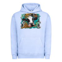 Pigment Grape Ice holstein cow leopard and western background Urban Hoodie - BarkalooDesign