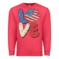 Cardinal love 4th of july Premium Sweatshirt - MaliasSmallBusiness