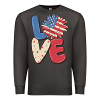Smoke love 4th of july Premium Sweatshirt - MaliasSmallBusiness