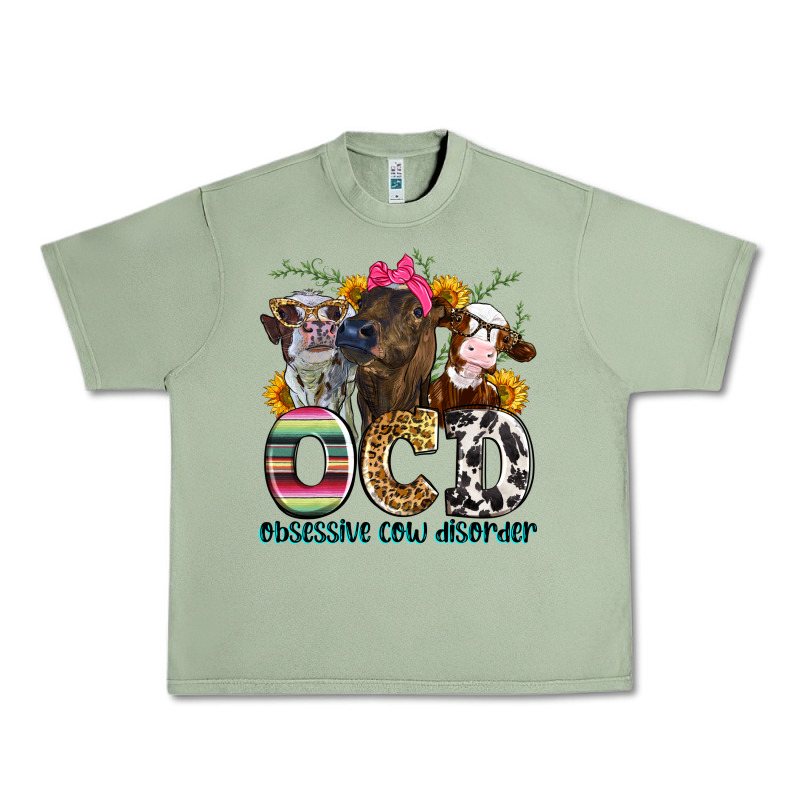 Ocd Obsessive Cow Disorder Urban Heavy Tee by Zillion Design Studio | Teevron