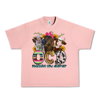 Salmon ocd obsessive cow disorder Urban Heavy Tee - Zillion Design Studio