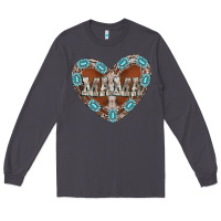 Smoke mama heart cowhide Long Sleeve Tee - CowhideDigitalArt