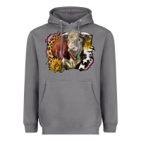 Storm hereford bull western background Heavyweight Hoodie - LillyAllenDesigns