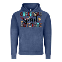 Vintage Denim christmas spirit activate Vintage Hoodie - JahusDesignShop