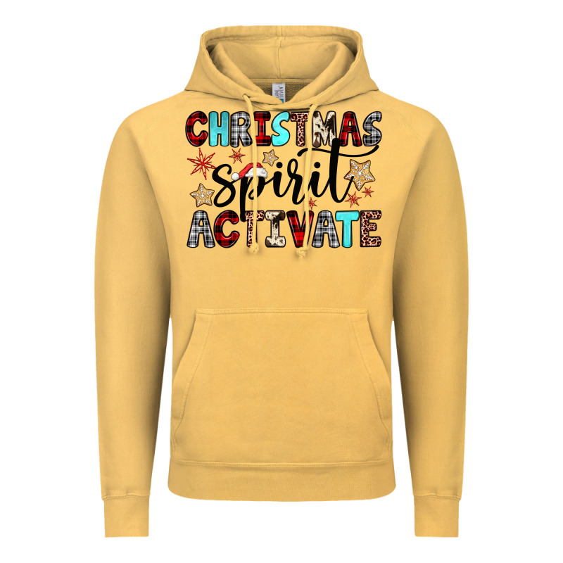 Christmas Spirit Activate Vintage Hoodie by JahusDesignShop | Teevron