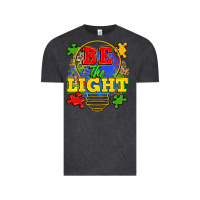 Vintage Black be the light Vintage Tee - Zillion Design Studio