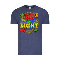 Vintage Denim be the light Vintage Tee - Zillion Design Studio