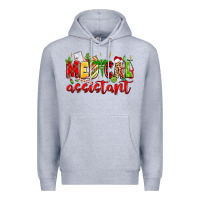 Heather Grey medical assistant Premium Hoodie - MaliasSmallBusiness