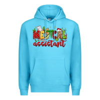 Ocean Blue medical assistant Premium Hoodie - MaliasSmallBusiness