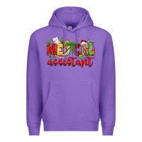 Purple medical assistant Premium Hoodie - MaliasSmallBusiness