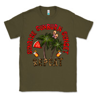 Army Green sunrise sunburn sunnset repeat Classic Tee - CowhideDigitalArt