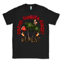 Black sunrise sunburn sunnset repeat Classic Tee - CowhideDigitalArt