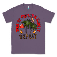 Lavender sunrise sunburn sunnset repeat Classic Tee - CowhideDigitalArt