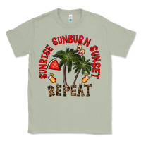 Matcha sunrise sunburn sunnset repeat Classic Tee - CowhideDigitalArt
