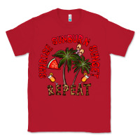 Red sunrise sunburn sunnset repeat Classic Tee - CowhideDigitalArt