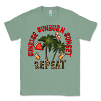Sage sunrise sunburn sunnset repeat Classic Tee - CowhideDigitalArt