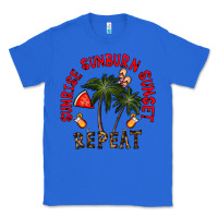 True Royal sunrise sunburn sunnset repeat Classic Tee - CowhideDigitalArt