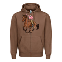 Chestnut cowgirl Zipper Hoodie - Artiststas