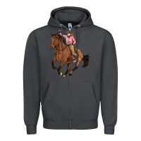 Smoke cowgirl Zipper Hoodie - Artiststas
