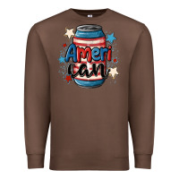 Chestnut American can cooler Premium Sweatshirt - MaliasSmallBusiness