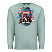 Seafoam American can cooler Premium Sweatshirt - MaliasSmallBusiness