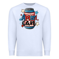White American can cooler Premium Sweatshirt - MaliasSmallBusiness