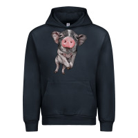 Navy baby pig Urban Hoodie - BarkalooDesign