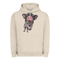 Pigment French Oak baby pig Urban Hoodie - BarkalooDesign