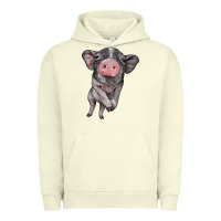 Pigment Pistachio baby pig Urban Hoodie - BarkalooDesign