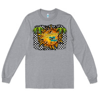 Heather Grey sunshine on my mind Long Sleeve Tee - RacoonDesign