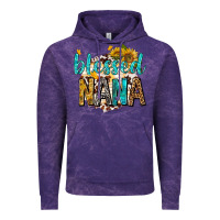 Cloud Purple blessed nana with sunflowers Vintage Hoodie - texasbilliewilder