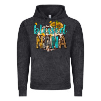 Vintage Black blessed nana with sunflowers Vintage Hoodie - texasbilliewilder
