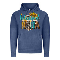 Vintage Denim blessed nana with sunflowers Vintage Hoodie - texasbilliewilder