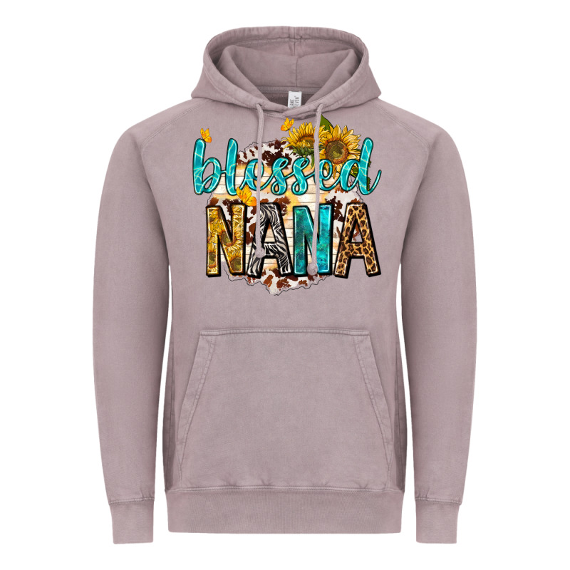 Blessed Nana With Sunflowers Vintage Hoodie by texasbilliewilder | Teevron