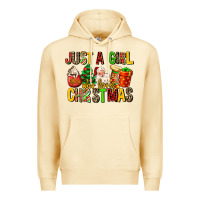 Pina Colada just a girl who loves christmas Premium Hoodie - MaliasSmallBusiness