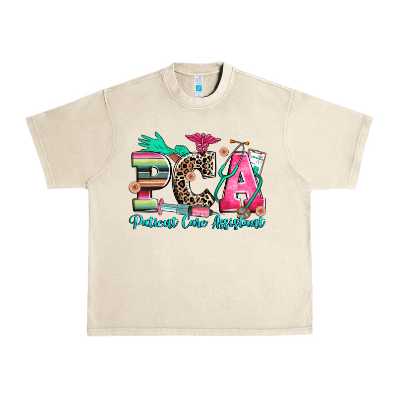 Pca Patient Care Assistant Urban Heavy Tee by Zillion Design Studio | Teevron