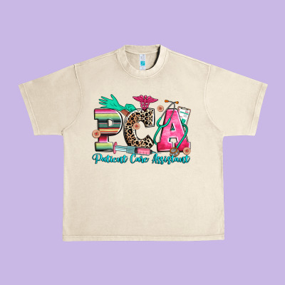 Pca Patient Care Assistant Urban Heavy Tee Designed By Zillion Design Studio