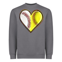 Storm baseball and softball heart Heavyweight Sweatshirt - texasbilliewilder