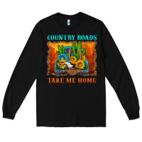Black country roads take me home Long Sleeve Tee - HRA Design Shop