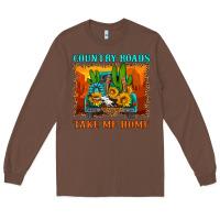 Chestnut country roads take me home Long Sleeve Tee - HRA Design Shop